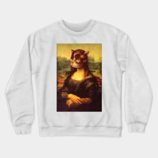 Meowna Lisa Crewneck Sweatshirt